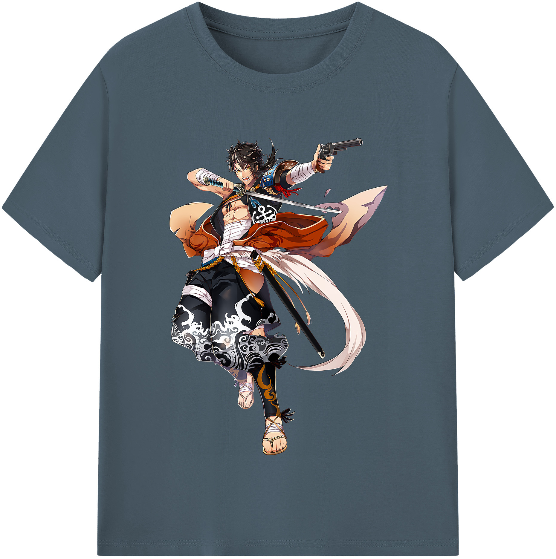 （画像用） 刀剣乱舞 Touken Ranbu 綿100％半袖Tシャツ（フロントプリント）